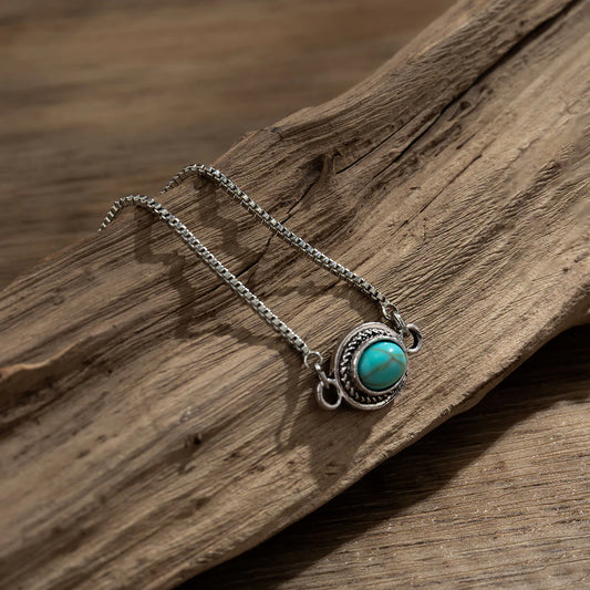 Simple Vintage Turquoise Bracelet