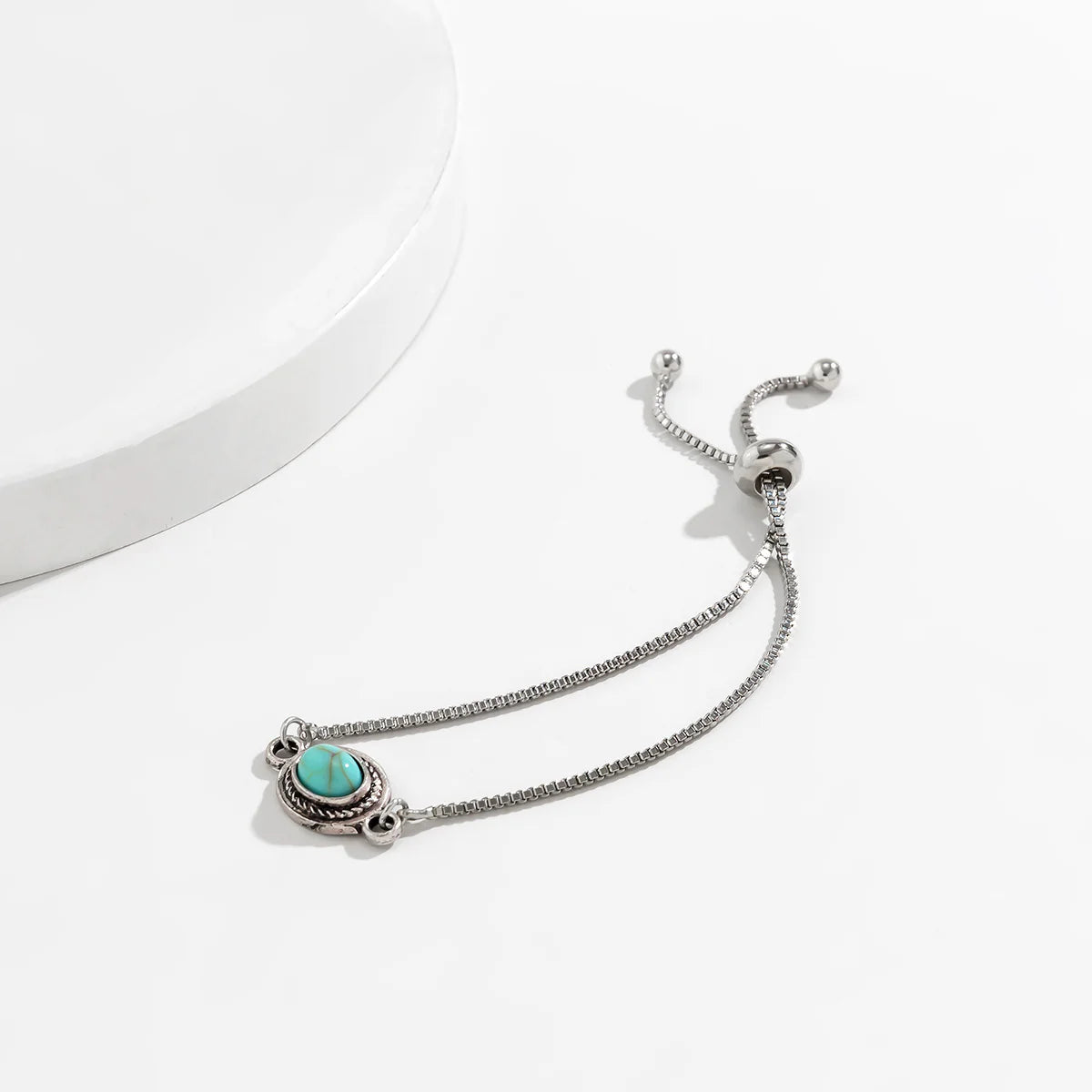Simple Vintage Turquoise Bracelet