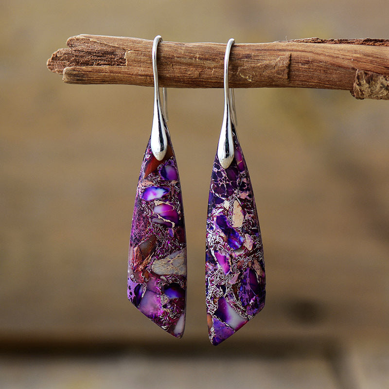 Vintage Nature Stone Earrings