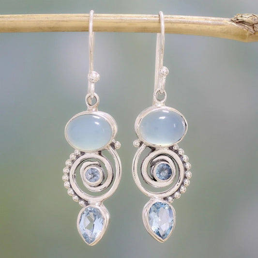 Vintage Moonstone Earrings