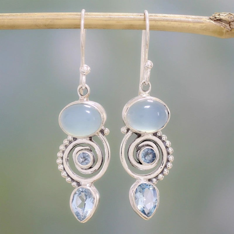Vintage Moonstone Earrings