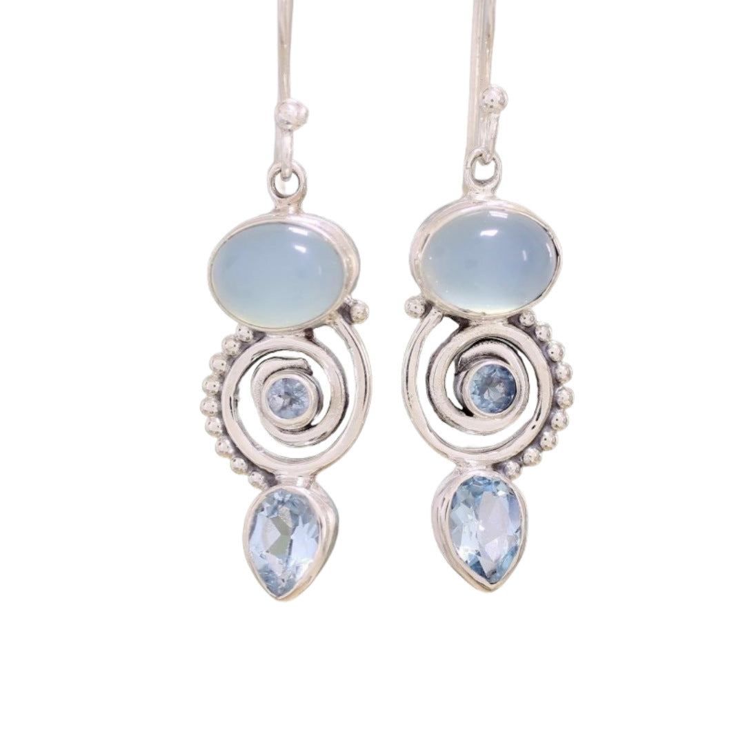Vintage Moonstone Earrings