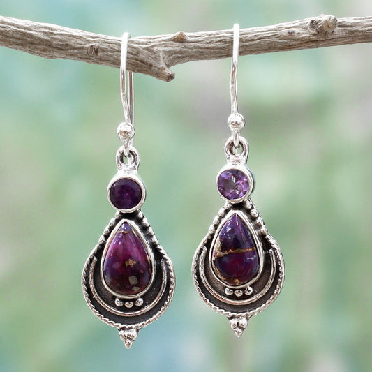 Teardrop Turquoise Earrings