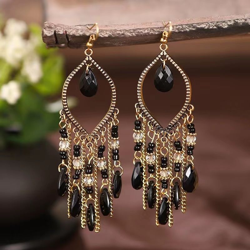 Boho Mandala Dangling Earrings