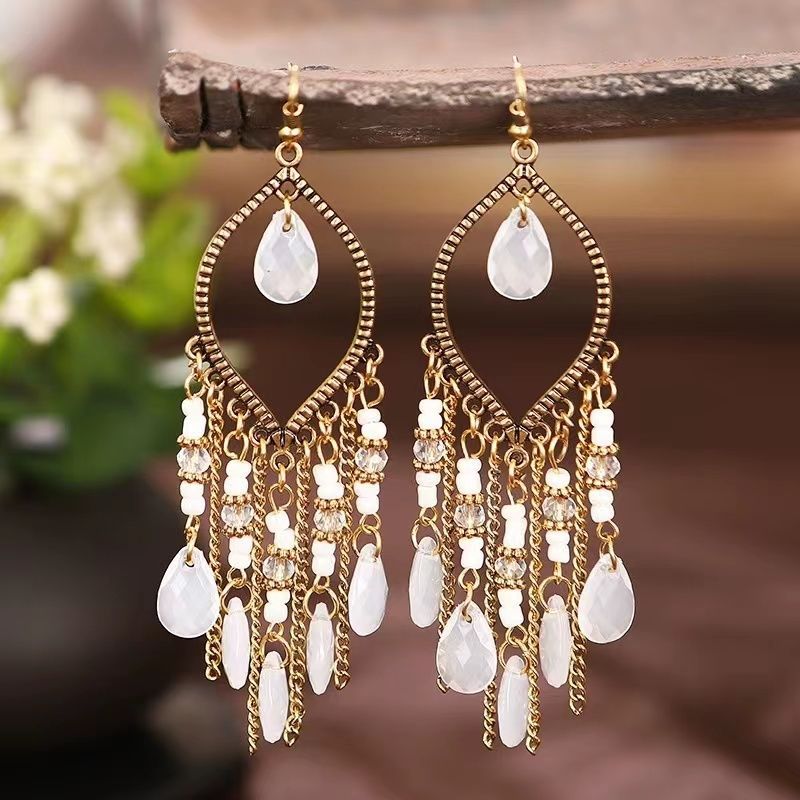 Boho Mandala Dangling Earrings