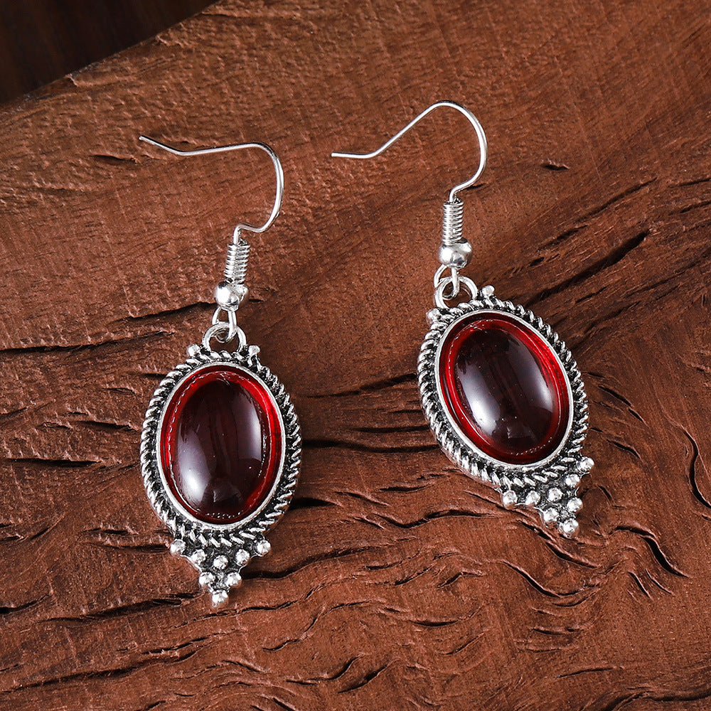 Ruby Long Earrings