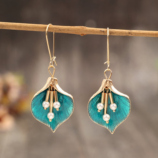 Flower Pearls Earrings