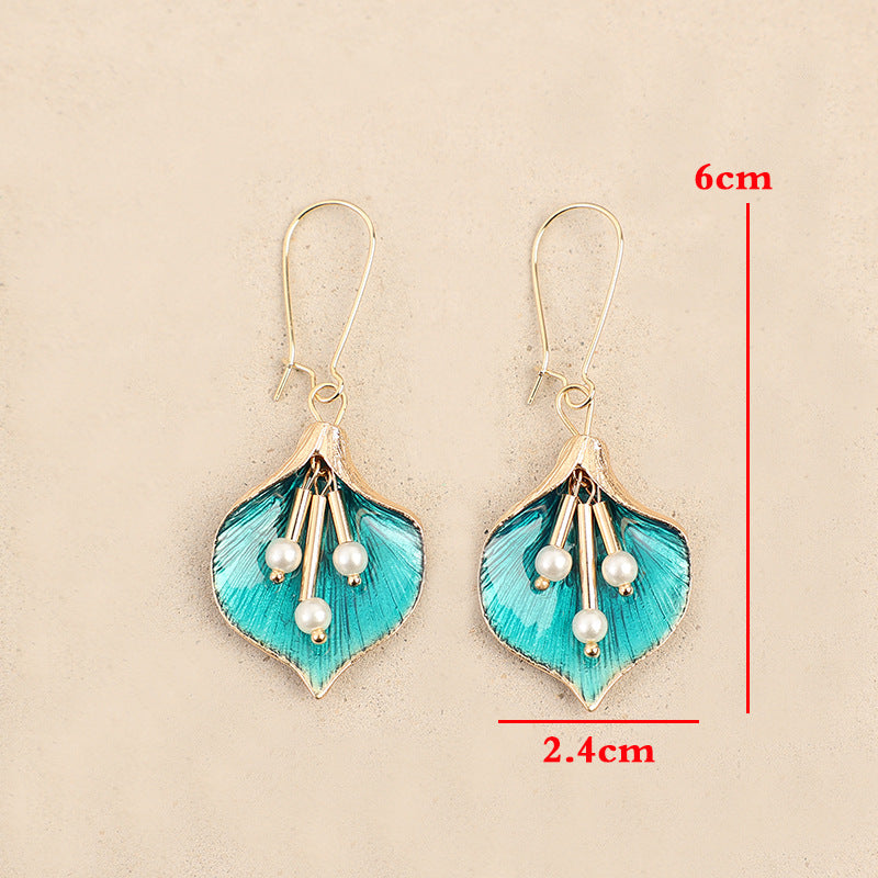 Flower Pearls Earrings
