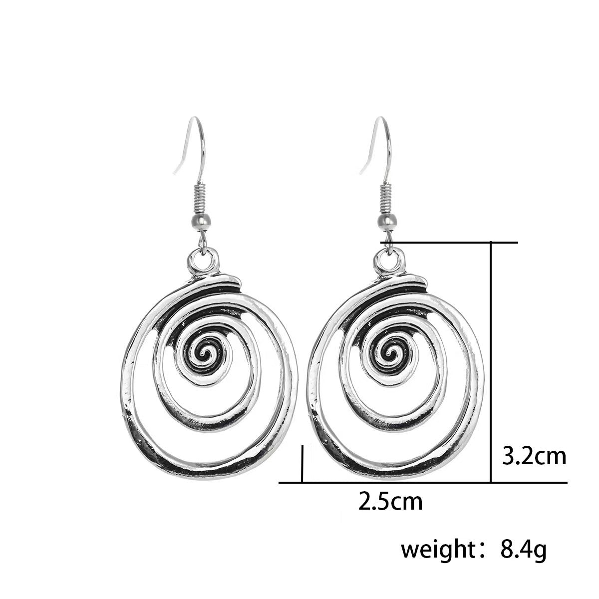 Vintage Circular Earrings