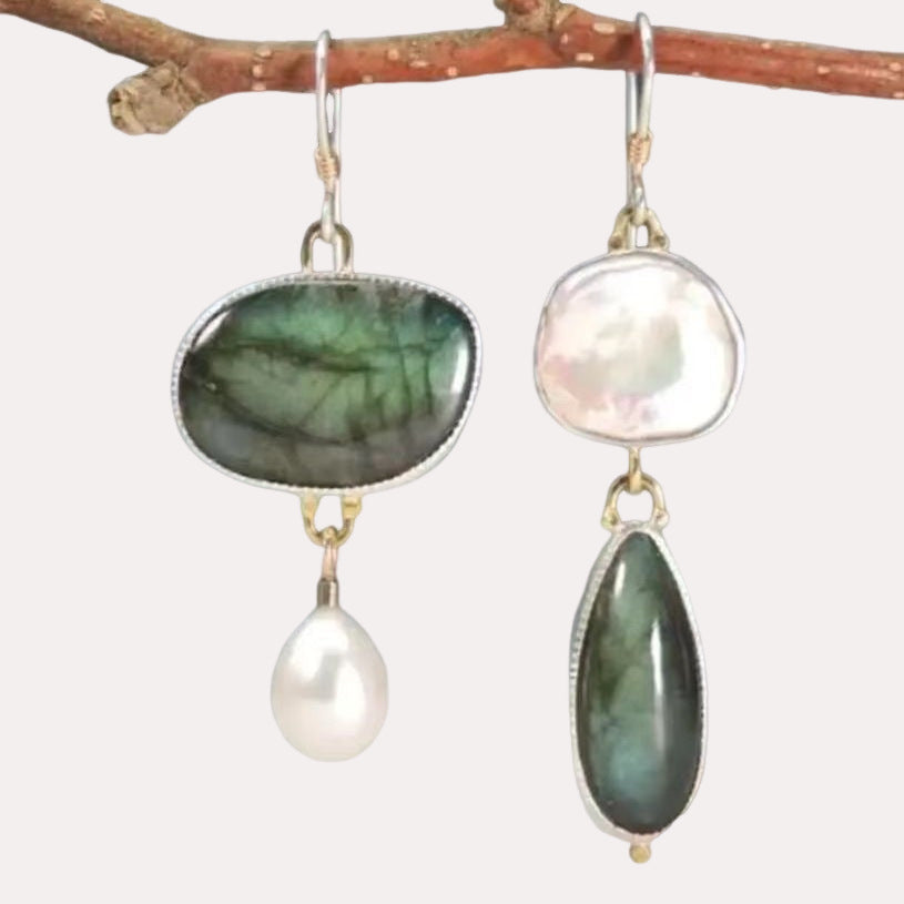 Vintage Natural Stone Earrings