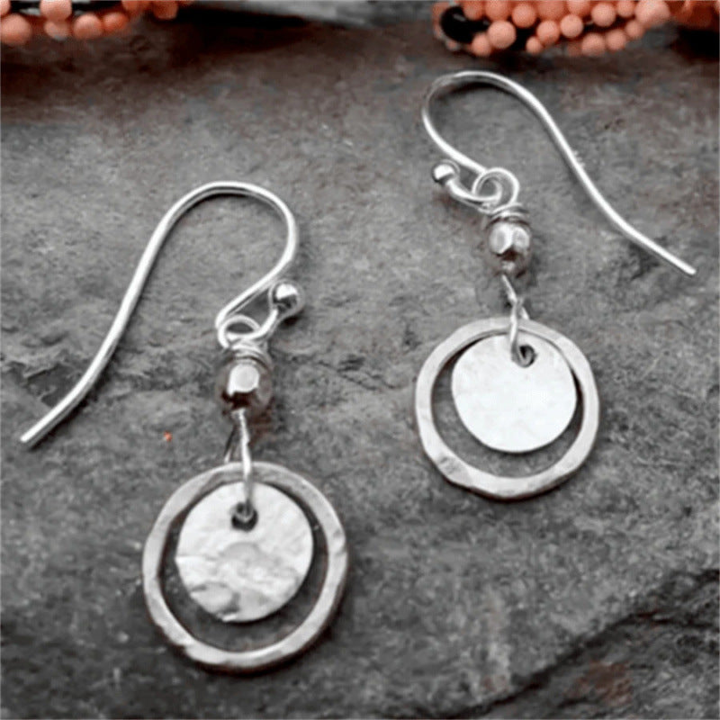 Vintage Gold And Silver Plate Earrings