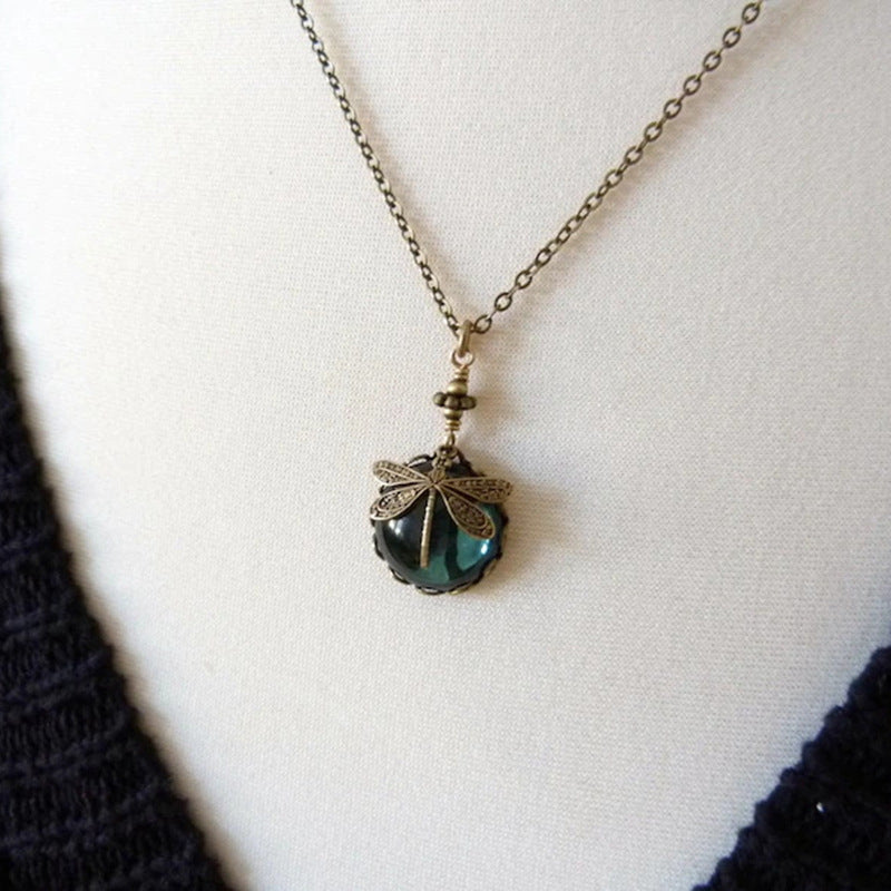 Vintage Dragonfly Necklace