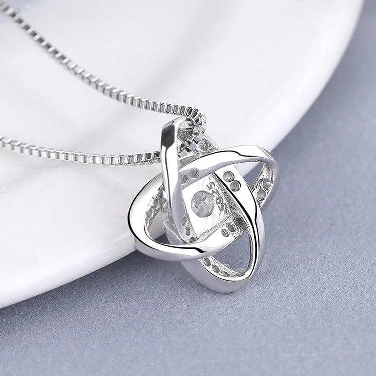 Eternal Love, Boundless Heart Pendant Necklace