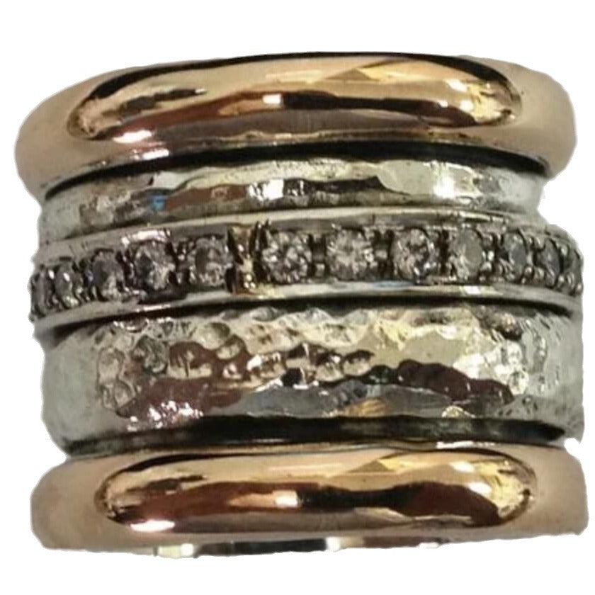 Vintage Layered Thick Ring