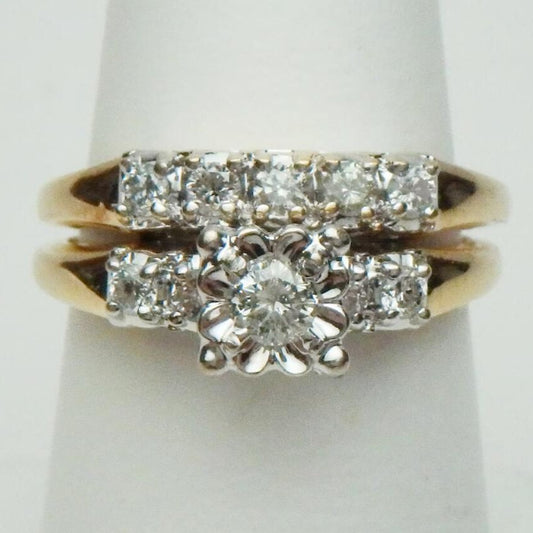 Vintage Sparkling Gold Ring