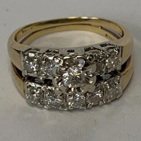 Vintage Sparkling Gold Ring