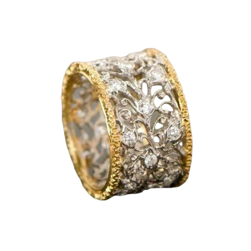 Vintage Zirconia Ivy Ring