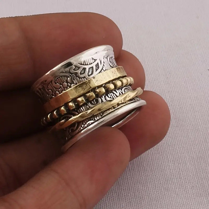 Vintage Gold and Silver Antique Ring