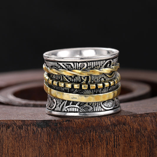 Vintage Gold and Silver Antique Ring