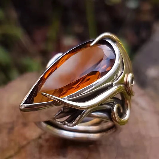 Vintage Creative Flower Bud Ring