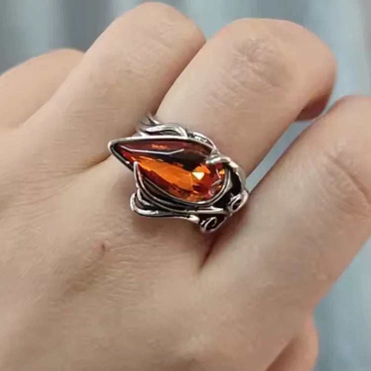Vintage Creative Flower Bud Ring