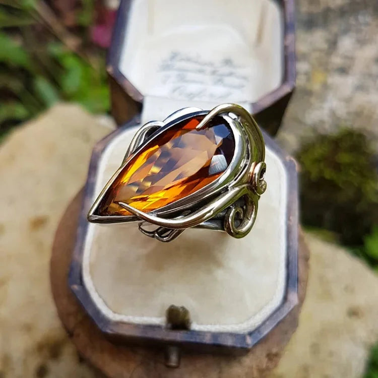 Vintage Creative Flower Bud Ring