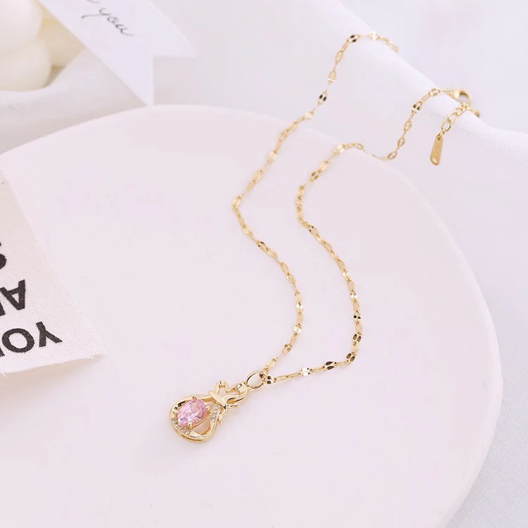 Gemstone Fashion Minimalist Necklaces
