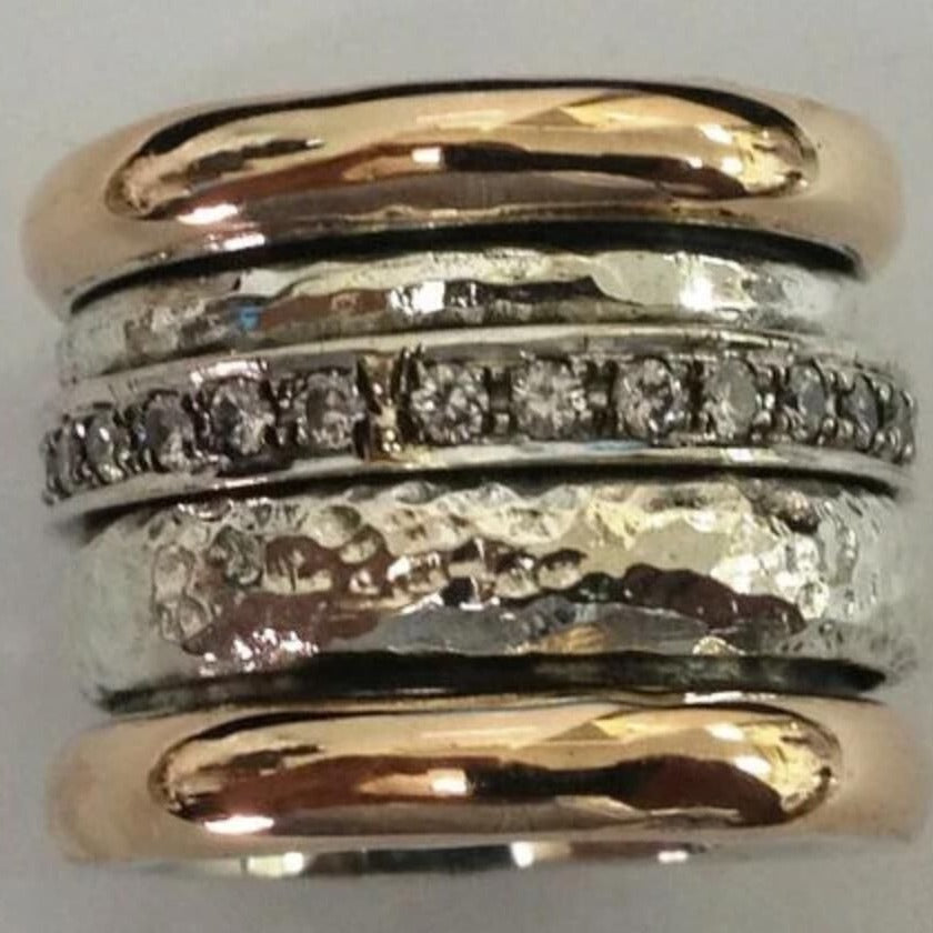 Vintage Layered Thick Ring